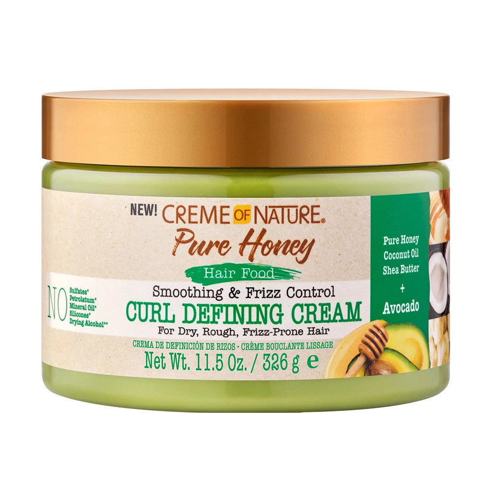 Creme of Nature Pure Honey Hair Food Curl Defining Cream, 11.5 Oz